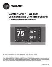 If you're a homeowner looking for versatility and more control over your indoor comfort, the <strong>Trane</strong> XL824 is worth considering. . Trane comfortlink ii installation manual